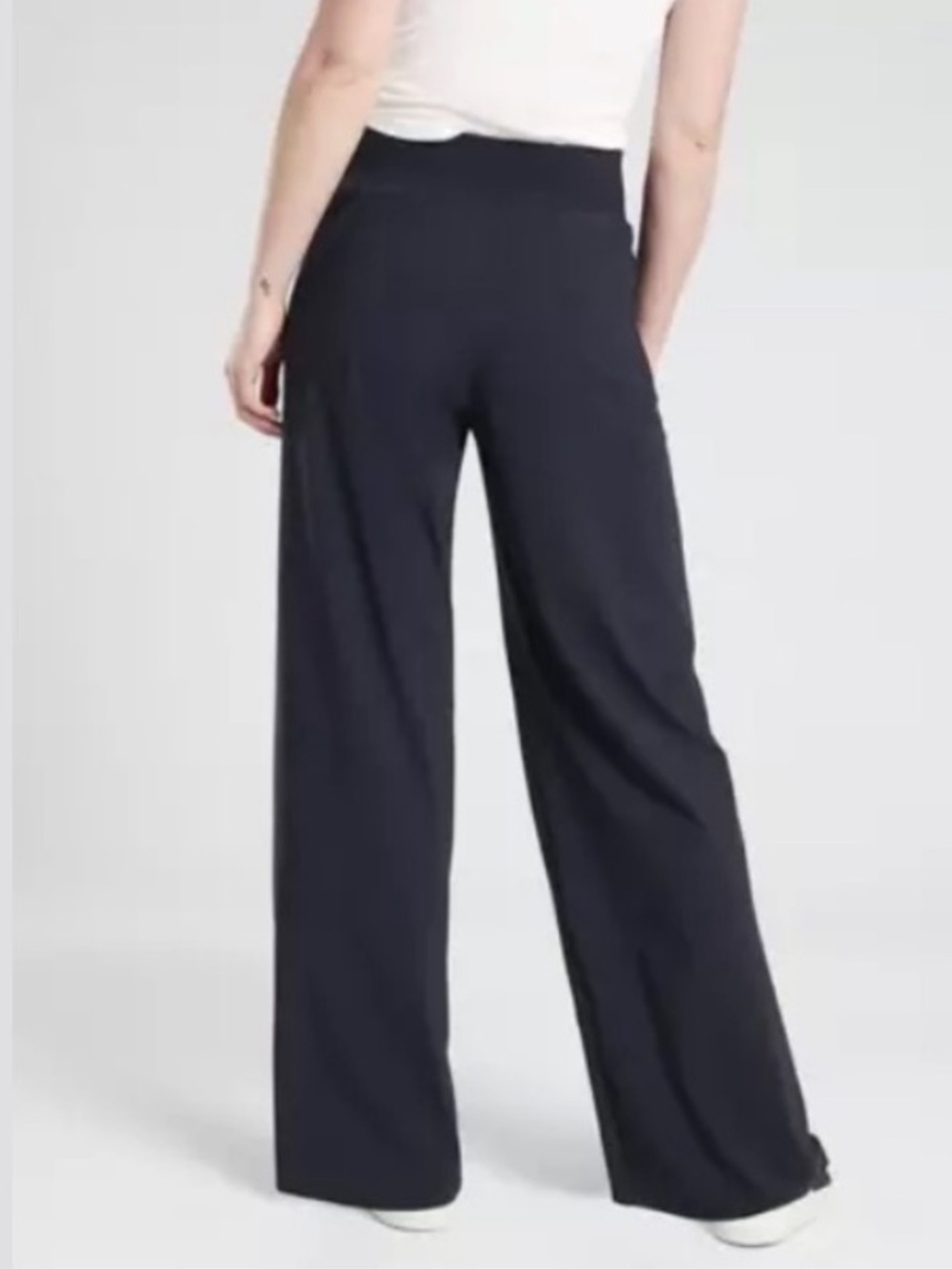Athleta Cosmic Pant Navy Blue Wide Leg Casual Athleisure Active Women’s Size 2 - Picture 2 of 12
